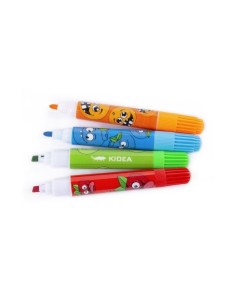 Set de 12 carioci  parfumate cu 2 capete, Kidea, multicolore produse de calitate pentru copii, baieti si fete Kidea  2