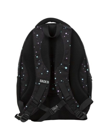 Ghiozdan scolari si prescolari, Derform BackUP, 4 Compartimente, roz-negru cu stelute pentru fetite produse de calitate pentru c