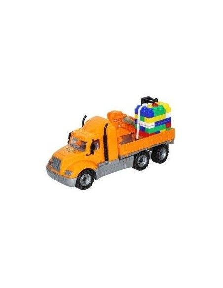 Camion Macara de jucarie, ce contine palet Cuburi, 53x1| Produs