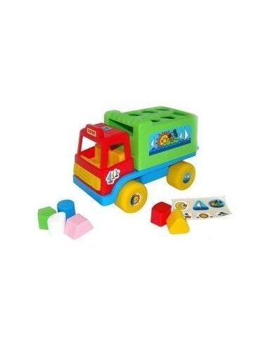 Camion educativ cu forme, Multicolor, 26x16x17 cm, Ca| Vindem