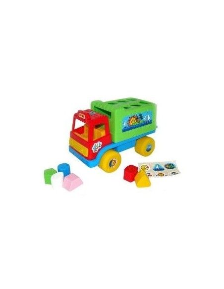 Camion educativ cu forme, Multicolor, 26x16x17 cm, Ca| Vindem