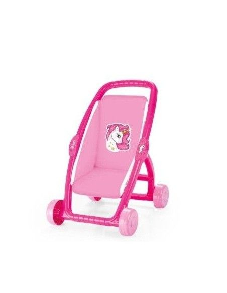 Carucior Dolu pentru papusi Unicorn , dimensiuni 50 x 42,5 x 34,5 cm , Ro| Pret