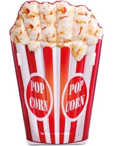Saltea gonflabila pentru plaja, Popcorn, Intex, 178 × 124 cm, 58779
