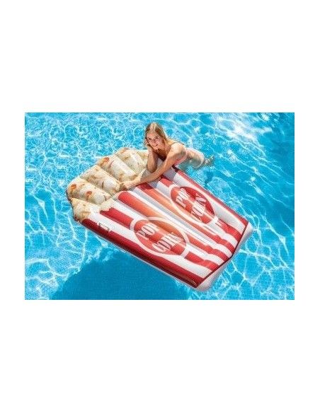 Saltea gonflabila pentru plaja, Popcorn, Intex, 178 × 124 cm, 58779