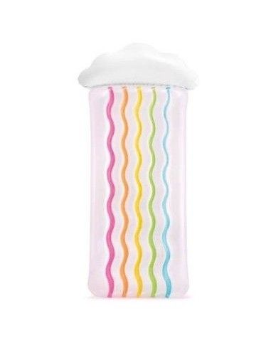 Saltea-Placa gonflabila pentru inot, Intex, 56804, Curcubeu, Multicolor