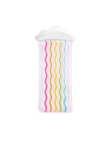 Saltea-Placa gonflabila pentru inot, Intex, 56804, Curcubeu, Multicolor