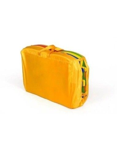 Tarc de joaca pentru copii, modular, Colorful Nest, 130 x 85 x 60 cm, 10 piese, multicolor