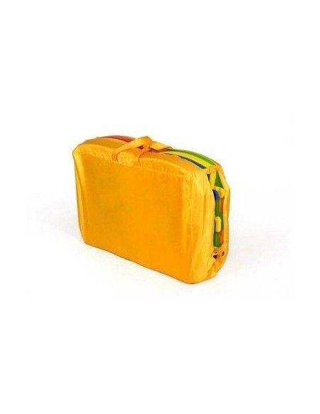 Tarc de joaca pentru copii, modular, Colorful Nest, 130 x 85 x 60 cm, 10 piese, multicolor