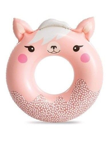 Colac gonflabila pentru inot copii, Intex Animals, 59266, 76 cm, multicolor, diverse modele