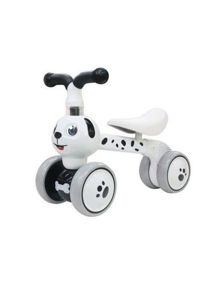 Tricicleta fara pedale, Catelus dalmatian, Ecotoys, Dog Ride, 41x24,5x56 cm, LC-V1308
