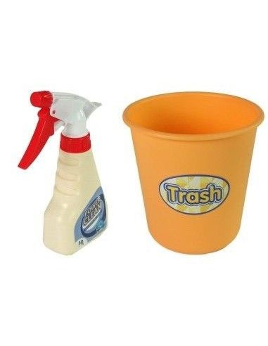 Set curatenie pentru copii, plastic cu accesorii, mop, galeata, LeanTo