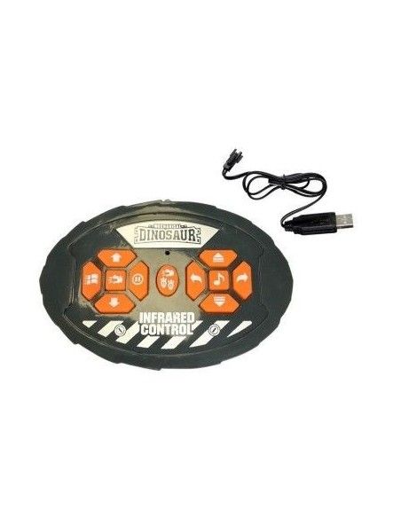 Dinozaur RC interactiv de jucarie, cu telecomanda pentru copii, LeanToys, 4047