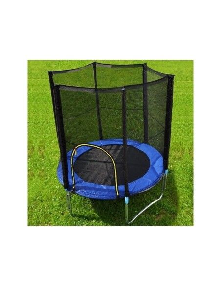 Trambulina de exterior pentru copii, 183 CM, metal + textil, YH-D001 produse de calitate pentru copii, baieti si fete LeanToys 