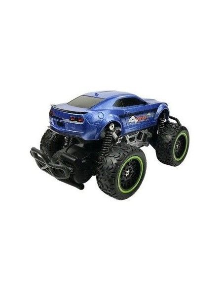 Masina Off-road pentru copii, cu radio comanda, albastra, LeanToys, 6660