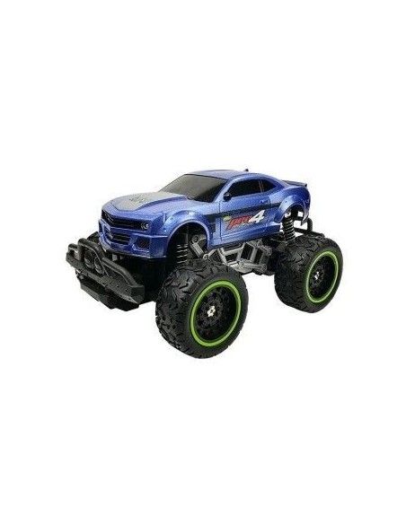 Masina Off-road pentru copii, cu radio comanda, albastra, LeanToys, 6660