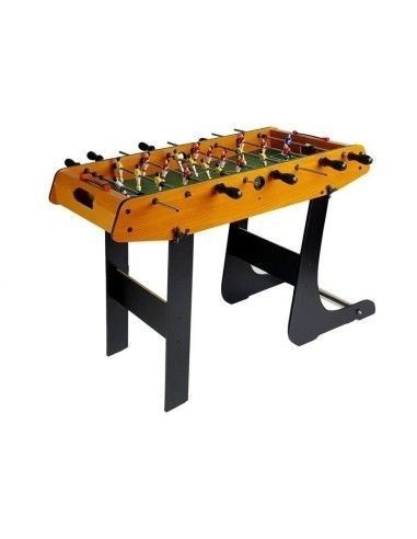 Joc masa de fotbal lemn calitativ, pliabila, copii, LeanToys, 7048