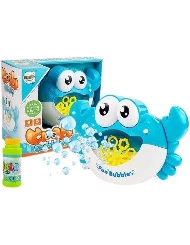 Masina de facut baloane de sapun, bule pentru copii crab albastru Lean