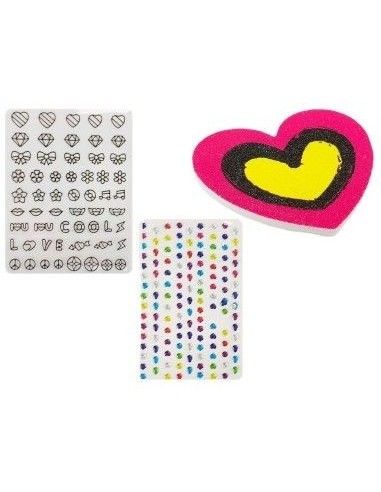 Set cadou unghii glitter, manichiura si pedichiura fetite, LeanToys