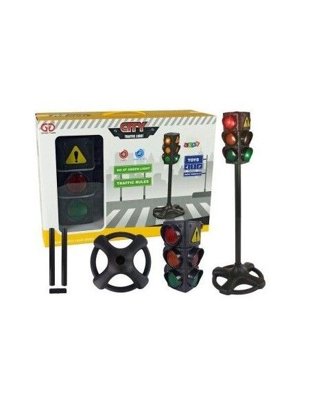 Ofera cadou Semafor de jucarie pentru copii, LeanToys | Invata semnele