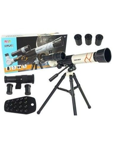 Telescop astronomic copii, jucarie educationala suport, LeanToys, 9451
