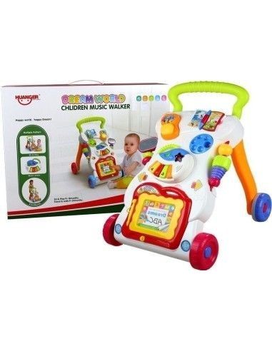Antepremergator multifunctional bebe, centru de activitati, multicolor