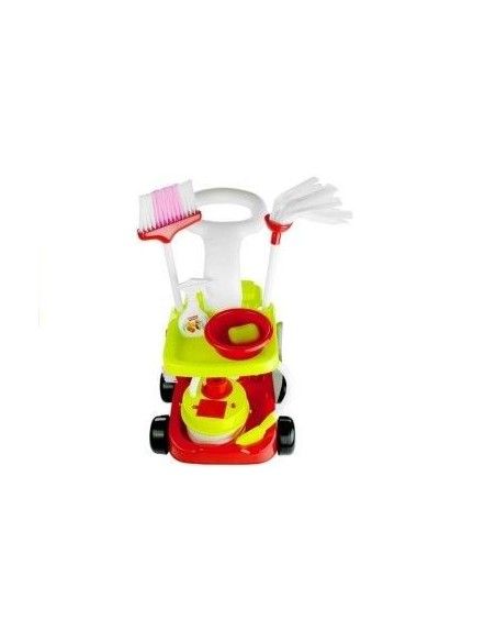 Set carucior curatenie copii, Cleaning Trolley, 8 Accesorii de jucarie