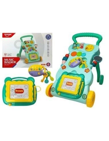 Antepremergator multifunctional bebe, centru activitati, roz, LeanToys