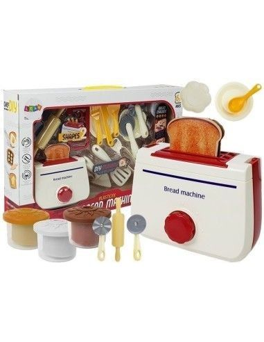 Set prajitor paine, tacamuri, ustensile bucatarie pentru copii, LeanTo