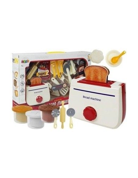 Set prajitor paine, tacamuri, ustensile bucatarie pentru copii, LeanTo