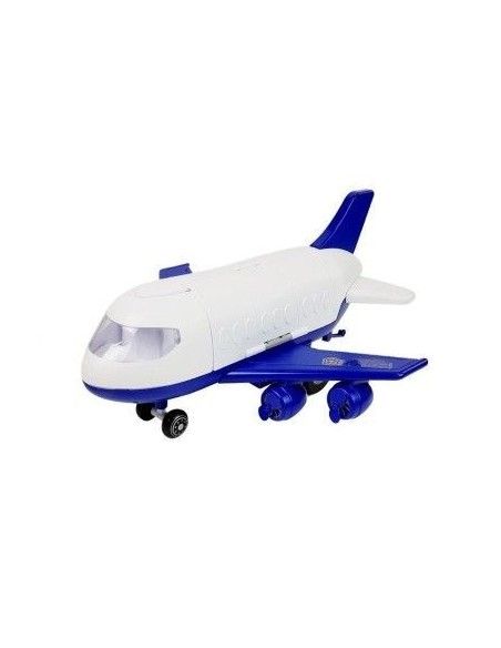 Cadou baieti | Avion Cargo Politie, transporter masinute jucarie copii