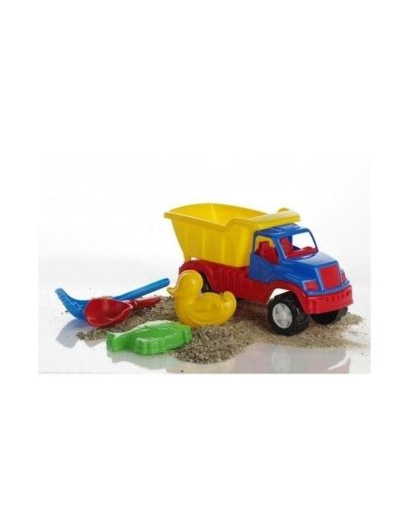 Set camion mare, cu lopatica, grebla pentru copii, Costinesti, 33x33x16 cm produse de calitate pentru copii, baieti si fete Bura