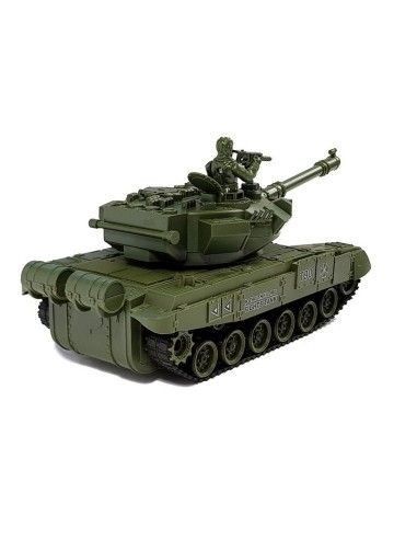 Ofera Cadou Tanc RC de jucarie, cu telecomanda copii, 1:28, verde
