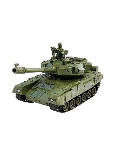 Ofera Cadou Tanc RC de jucarie, cu telecomanda copii, 1:28, verde