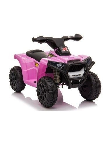 ATV Quad electric, pentru copii, Pink XH116, LeanToys 5706, roz-negru