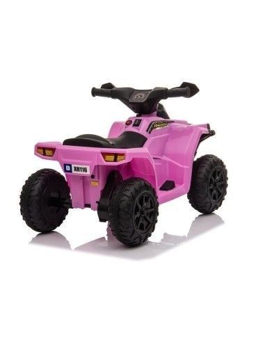 ATV Quad electric, pentru copii, Pink XH116, LeanToys 5706, roz-negru