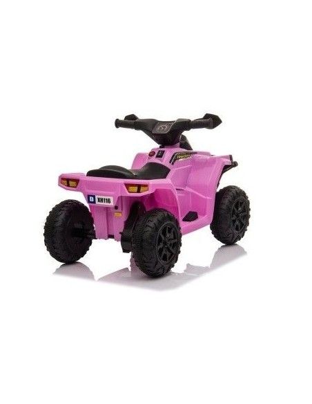 ATV Quad electric, pentru copii, Pink XH116, LeanToys 5706, roz-negru