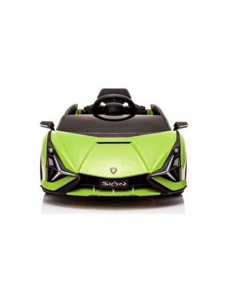 Masina electrica copii, Lamborghini Sian, 2 motoare, LeanToys, verde
