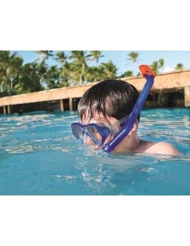 Set snorkeling pentru scufundari, copii, Bestway, 24023 , albastru