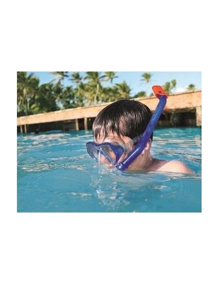 Set snorkeling pentru scufundari, copii, Bestway, 24023 , albastru