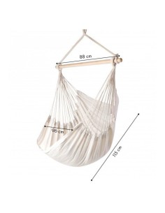 Hamac de gradina tip scaun brazilian, alb, Ecotoys, GW-919 produse de calitate pentru copii, baieti si fete Ecotoys  2