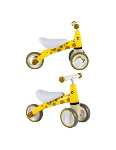 Tricicleta fara pedale, Girafa Portocalie Galbena, Ecotoys, 39x22x50 cm,  LB1603 produse de calitate pentru copii, baieti si fet
