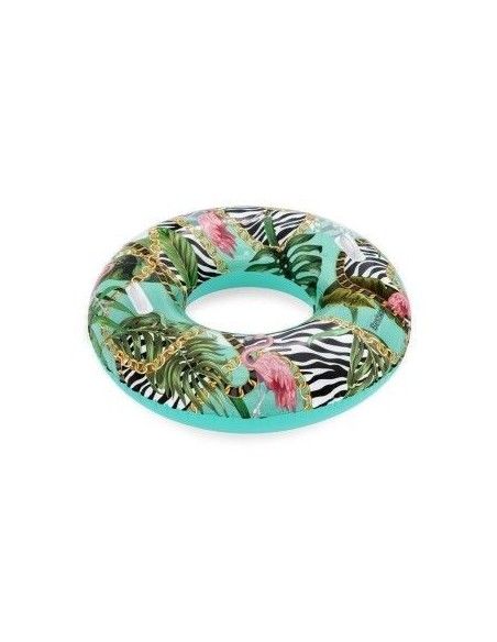 Colac gonflabil inot, copii 12 ani+|Bestway 114 cm verde multicolor