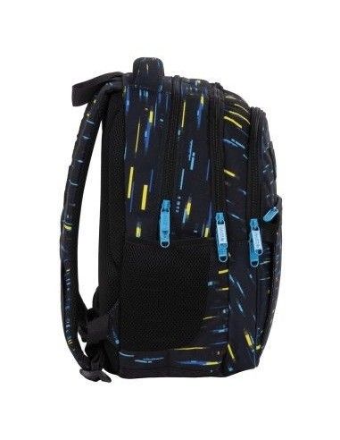 Ghiozdan ergonomic scoala copii, BackUP, 3 Compartimente, negru modele