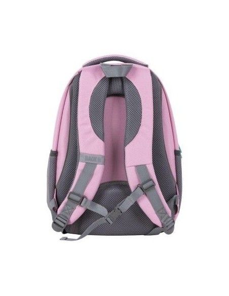 Ghiozdan ergonomic scoala fetite, 3 Compartimente, roz cu turcoaz