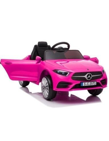 Masinuta electrica fetite Mercedes Pink C Class, CLS350, 2motoare, roz
