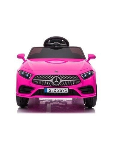 Masinuta electrica fetite Mercedes Pink C Class, CLS350, 2motoare, roz