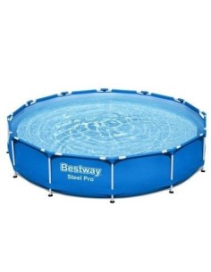 Piscina family gigant cu cadru metalic, Bestway 56681 pompa 6473 litri