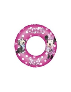 Colac gonflabil, Minnie Mouse roz fetite 3-6 ani, Bestway 91040, 56 cm