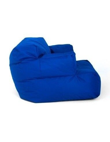 Fotoliu tip para Big Bean Bag textil umplut cu perle polistiren blue