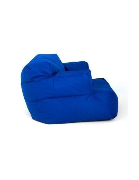 Fotoliu tip para Big Bean Bag textil umplut cu perle polistiren blue